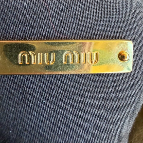 MiuMiu Vitello Lux Side Ribbon 2 Way Bag - Picture 8 of 10